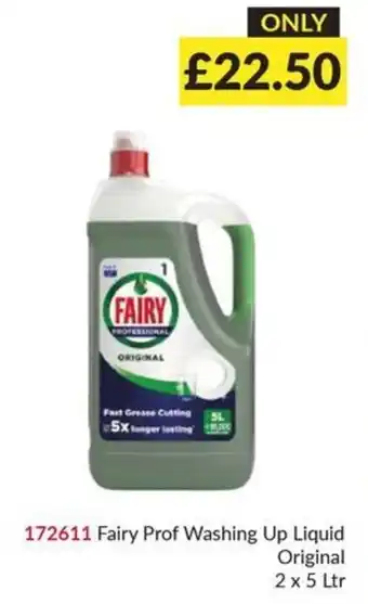 Fairy Prof Washing Up Liquid Original