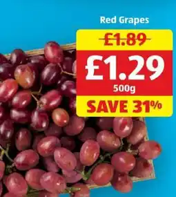 Aldi Red Grapes offer
