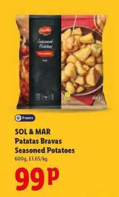 Lidl SOL & MAR Patatas Bravas Seasoned Potatoes offer
