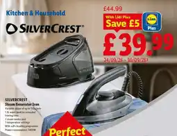 Lidl Silvercrest Steam Generator Iron offer