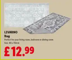 Lidl LIVARNO RUG offer