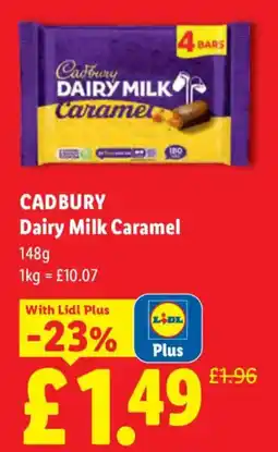 Lidl Cadbury dairy milk caramel offer