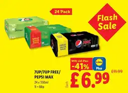 Lidl 7up/7up Free/Pepsi Max offer