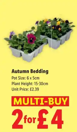 Lidl Autumn Bedding offer