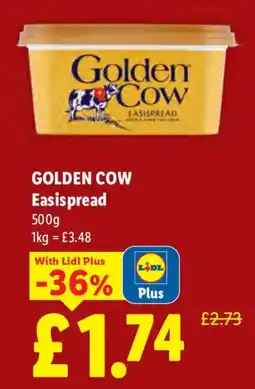 Lidl Golden Cow Easispread offer