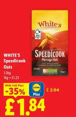 Lidl White's Speedicook Oats offer