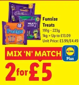 Lidl Funsize Treats offer
