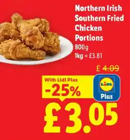 Lidl southern fried chicken portions offer