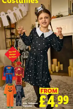 Lidl Kids' Halloween Costumes offer