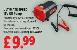 Lidl Ultimate Speed 12V Oil Pump offer
