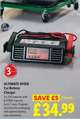 Lidl Ultimate Speed Car Battery Charger offer