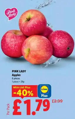 Lidl Pink Lady Apples offer