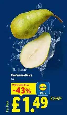 Lidl Conference Pears offer