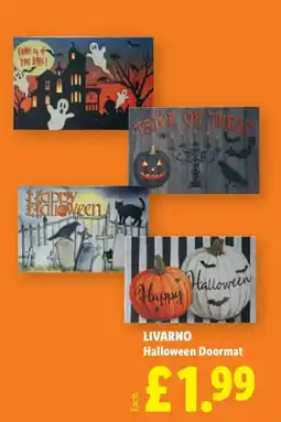 Lidl Livarno Halloween Doormat offer