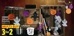 Lidl Livarno halloween decorations offer