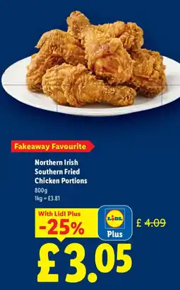 Lidl Northern Irish Southern Fried Chicken Portions offer