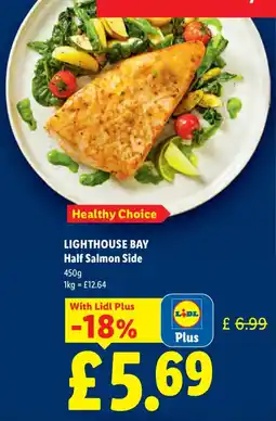 Lidl Half Salmon Side offer