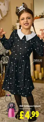 Lidl Kids' Halloween Costume offer