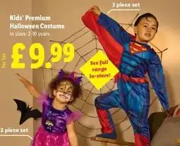 Lidl Kids' Premium Halloween Costume offer