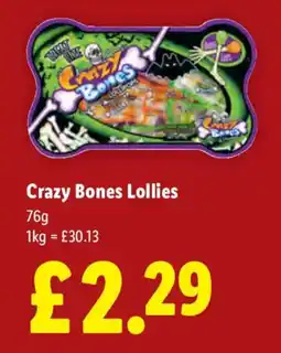 Lidl Crazy Bones Lollies offer