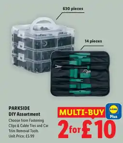 Lidl Parkside diy assortment offer