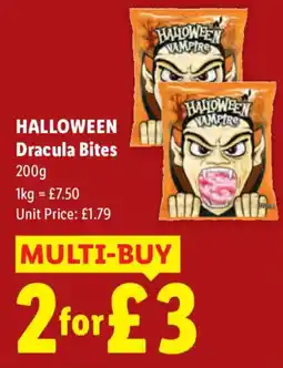 Lidl Halloween Dracula Bites offer
