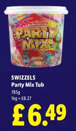 Lidl Swizzels party mix tub offer