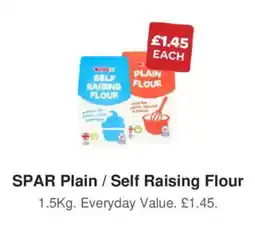 Spar Spar plain / self raising flour offer