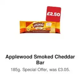 Spar Applewood Smoked Cheddar Bar offer