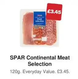Spar Spar continental meat selection offer