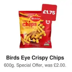 Spar Birds Eye Crispy Chips offer