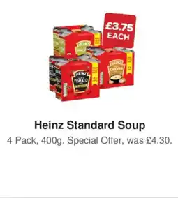 Spar Heinz standard soup offer