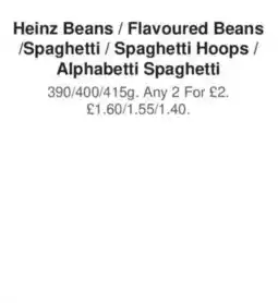 Spar Heinz beans offer