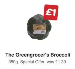 Spar The greengrocer's broccoli offer