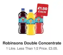 Spar Robinsons double concentrate offer