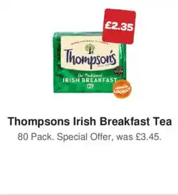 Spar Thompsons irish breakfast tea offer
