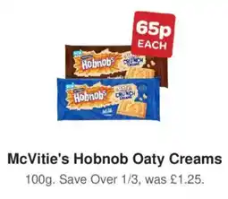Spar McVitie's Hobnob Oaty Creams offer