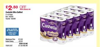 Costco Cushelle Ultra Quilted offer