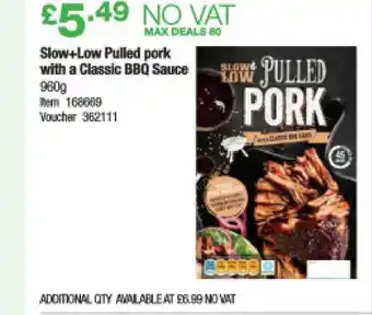 Costco Slow+Low Pulled Pork With A Classic BBQ Sauce offer