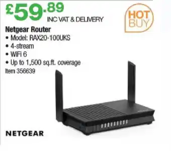 Costco Netgear Router offer