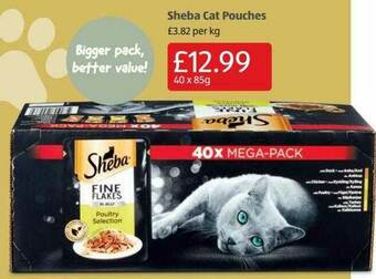 Aldi Sheba Cat Pouches offer