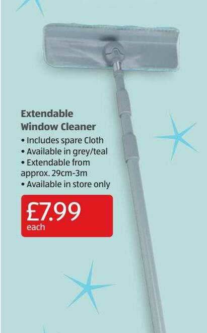Extendable Window Cleaner offer at Aldi
