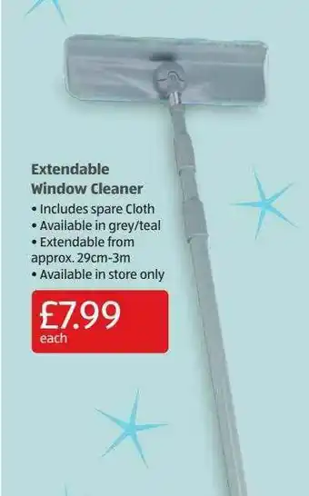 Aldi Extendable Window Cleaner offer