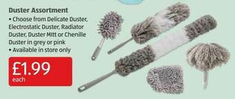 Aldi Duster Assortment offer