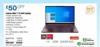 Costco Lenovo Slim 7 14 Inch Laptop offer