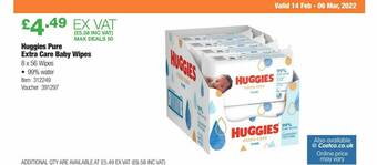 Costco Huggies Pure Extra Care Baby Wipes offer