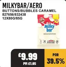 Bestway Milky bar/aero buttons/bubbles caramel offer
