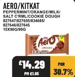 Bestway Aero chocolate offer