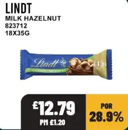 Bestway Lindt milk hazelnut offer
