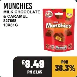 Bestway Munchies milk chocolate & caramel offer